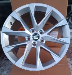 AKREP JANT 8.0X18 5X100 18inç ET:40 CB.57.1 SŞLVER JANT 4 ADET SEAT UYUMLU JANT