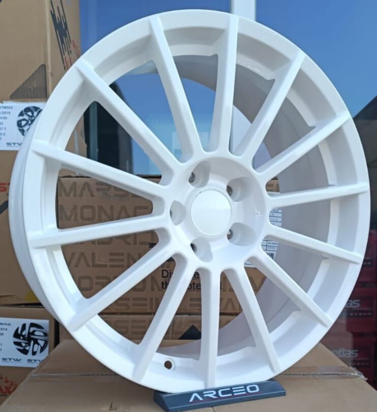 17 WRC JANT-7.5X17 5X100 17 inç ET.35 CB.57.1 WHİTE BEYAZ WRC JANT 4 ADET VOSWAGWN SEAT SKODA UYUMLU