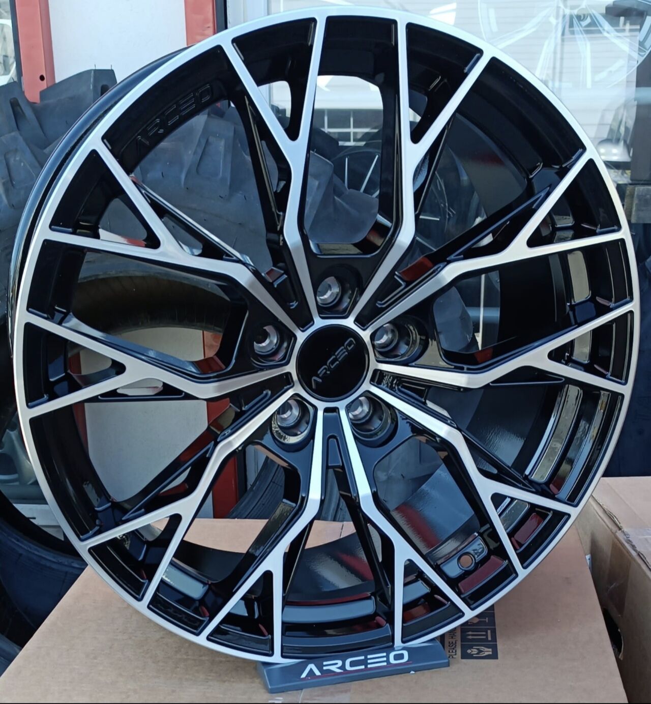 8.0X18 5x120 ET.35 CB.73.1 ARCEO ROMA-18 İNÇ BLACK DİAMOND JANT 1 TAKIM 4 ADET BMW+TRANSPORTER