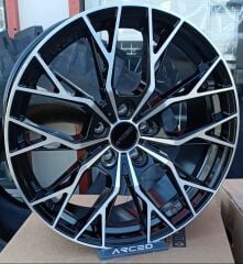 8.0X18 5x120 ET.35 CB.73.1 ARCEO ROMA-18 İNÇ BLACK DİAMOND JANT 1 TAKIM 4 ADET BMW+TRANSPORTER