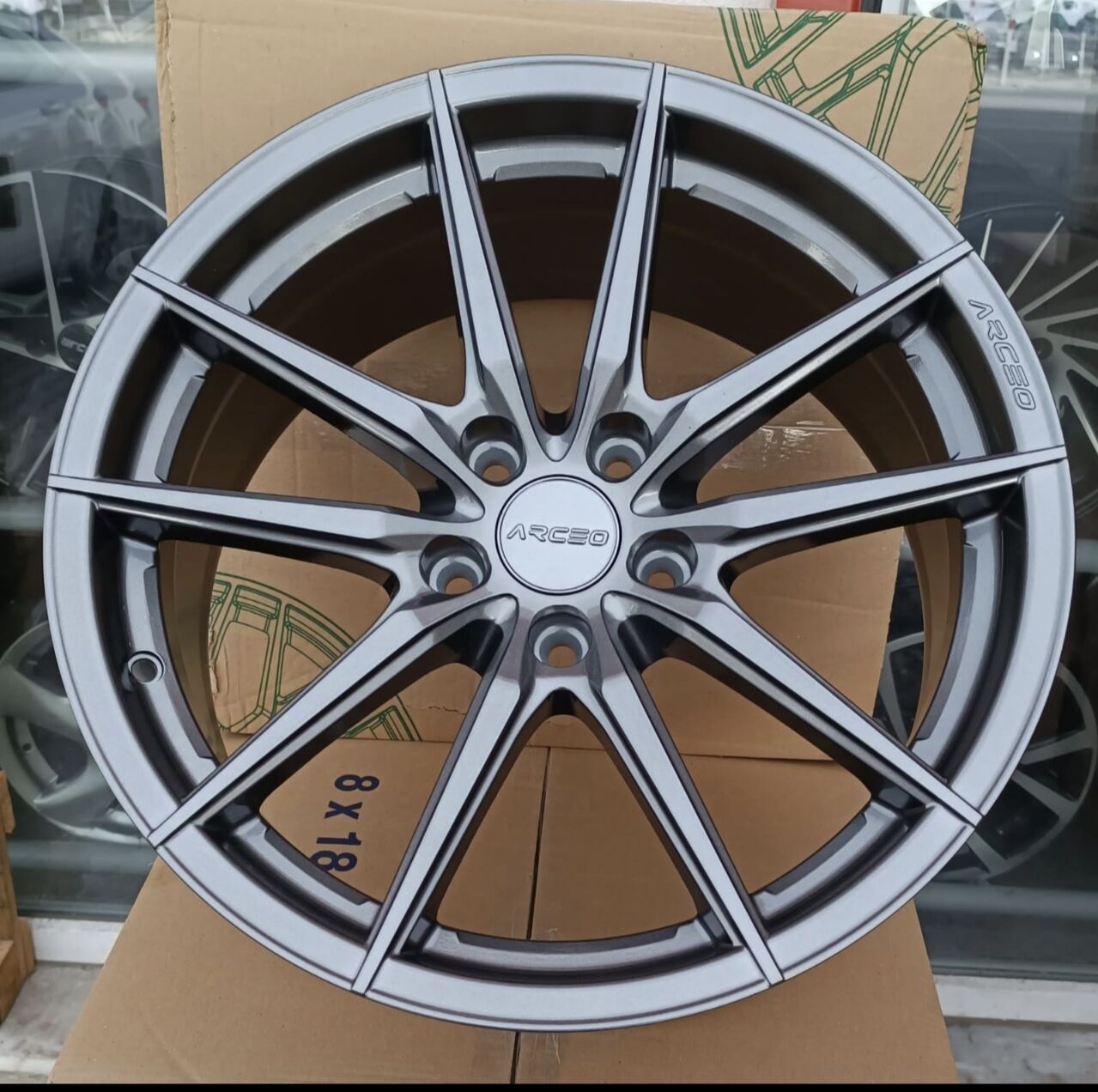 5X114.3 18 İNÇ ARCEO MONACO JANT MODELİ TİTANYUM GREY RENAULT TOYOTA HONDA HYUNDAİ NİSSAN KİA DACİA UYUMLU JANT BİR TAKIM 4 ADET
